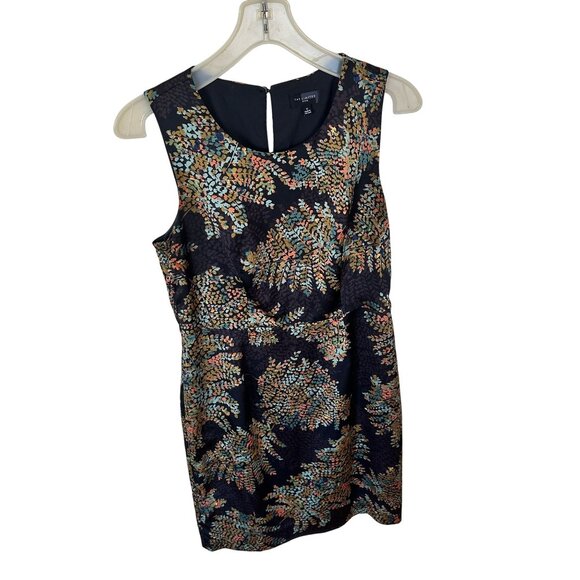 The Limited Womens Petite Floral Brown Leaf Pattern Sleeveless Dress Size 6 - Picture 1 of 10